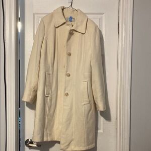 Anne Klein Cream Pea Coat